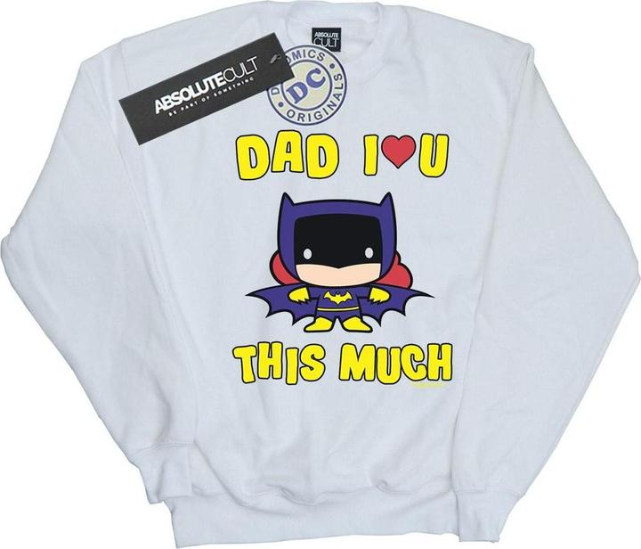 Batman Dad I Love You This Much Sweatshirt Jungen