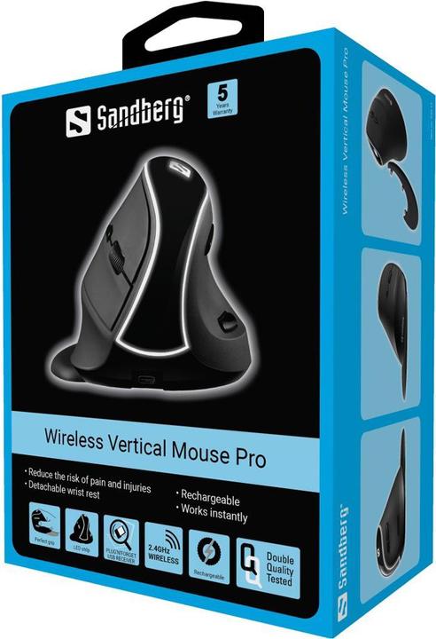 Produktbild Sandberg Vertical Mouse Pro (Kabellos)