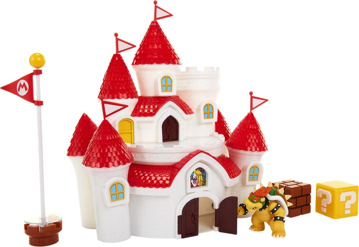 Actual product image Jakks Pacific Super Mario - Mushroom Kingdom Castle Playset (58541-4L)