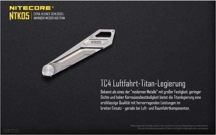 Immagine prodotto Nitecore Coltello in titanio NTK05