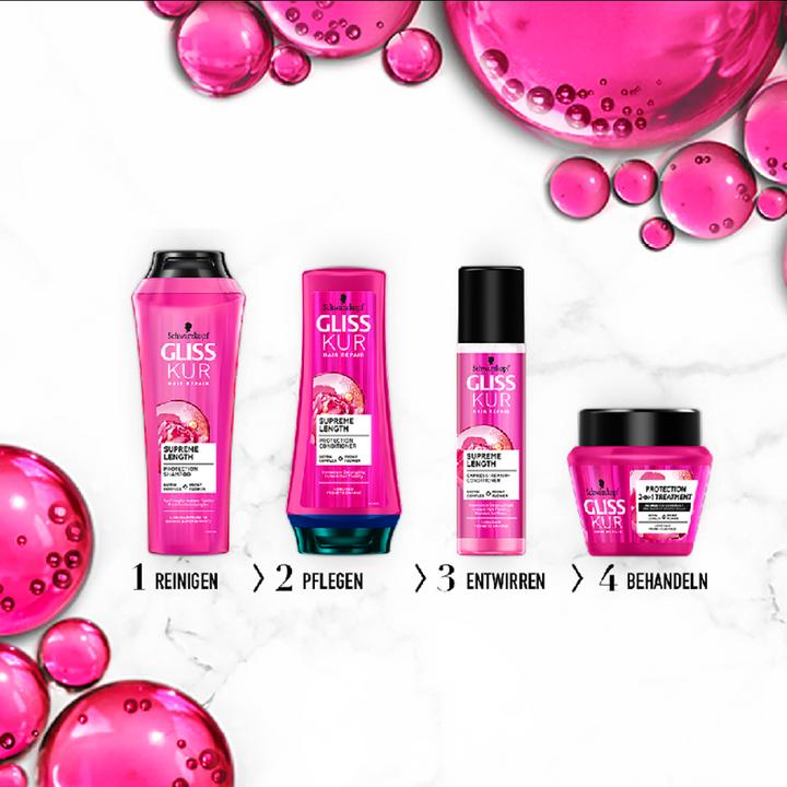Image du produit Gliss Séduisant Long (250 ml, Shampoing liquide)
