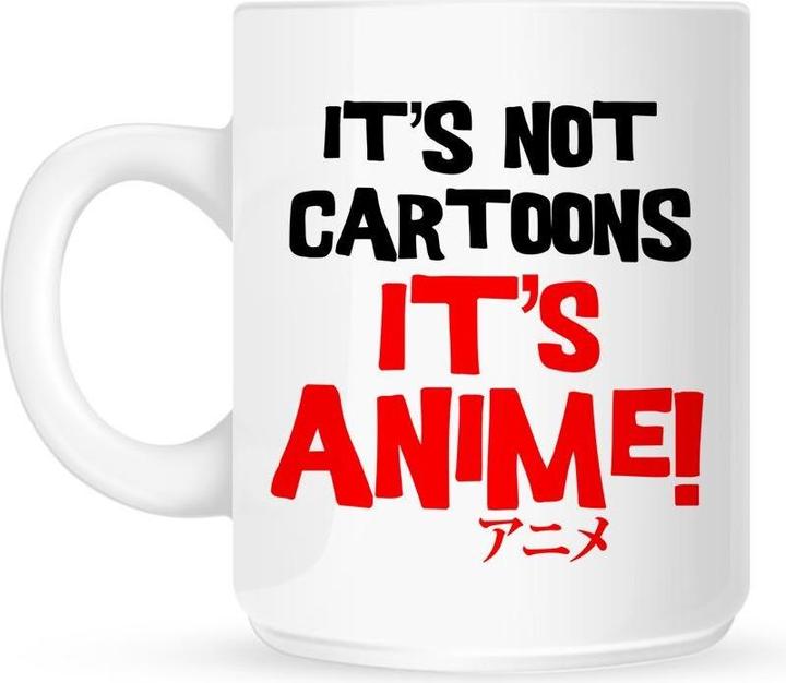 Grindstore Henkelbecher It's Not Cartoons It's Anime