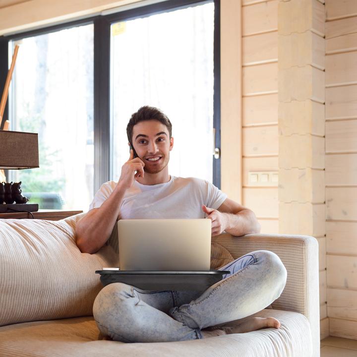 Immagine prodotto Relaxdays Supporto per PC con cuscino