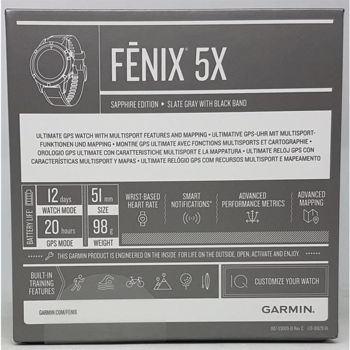 Produktbild Garmin fenix 5X Saphir Edition (51 mm)