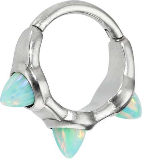 Produktbild Bijouteria Ohrpiercing (Chirurgenstahl 316L, Synthetischer Opal)