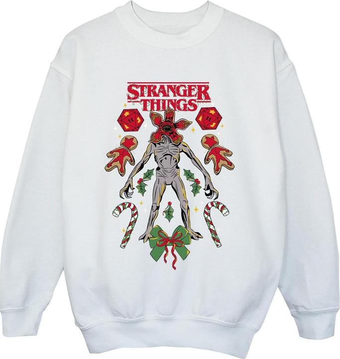Immagine prodotto Netflix Stranger Things Christmas Demogorgon Felpa Ragazzi (152, 158)