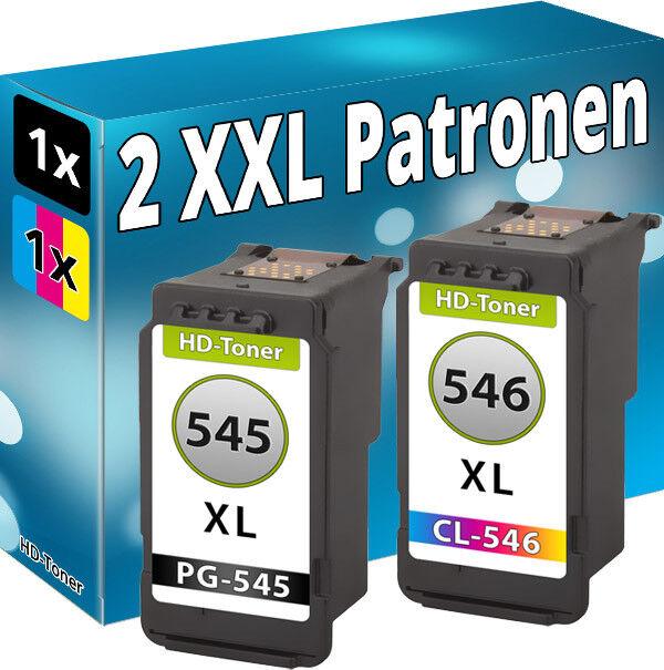 Produktbild Druckfuxx 2x Patronen 2xPG-545+CL-546 XL für CANON MG3051 MG3052 MG3053 MG2450 M