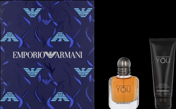 Actual product image Giorgio Armani Stronger With You Set Eau de Toilette 50ml + Shower Gel 75ml (Fragrance set)