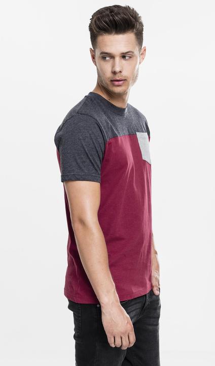 Produktbild Urban Classics 3-Tone Pocket Tee (S)