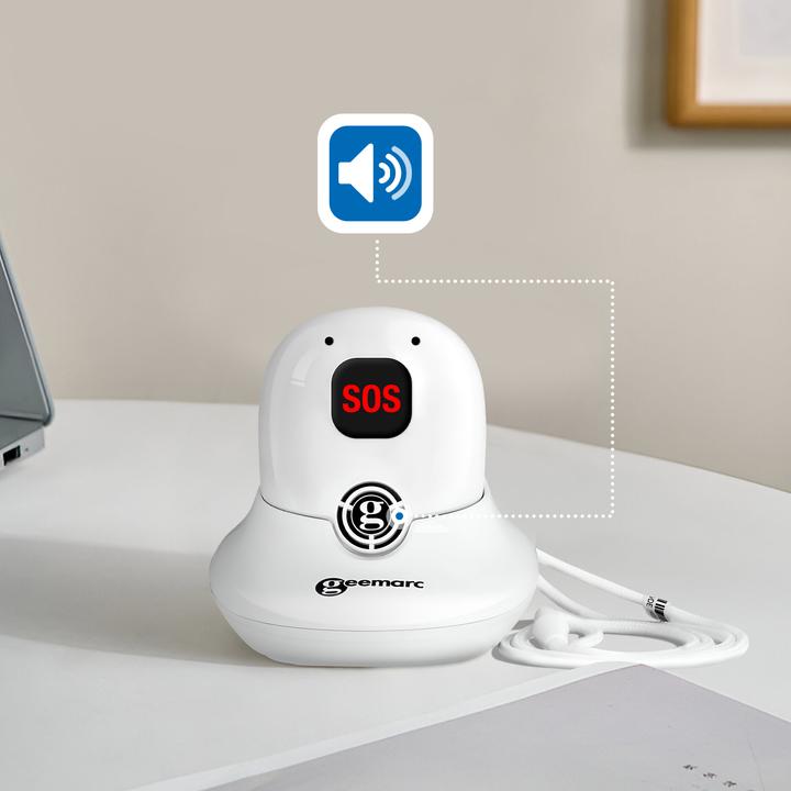 Actual product image Geemarc SOS-PRO 595 additional DECT emergency call pendant
