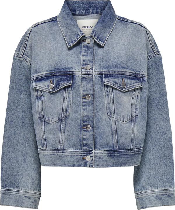 Produktbild Only Fly-Away Kragen Tief angesetzte Schulter Jacke Jeansjacke (S)