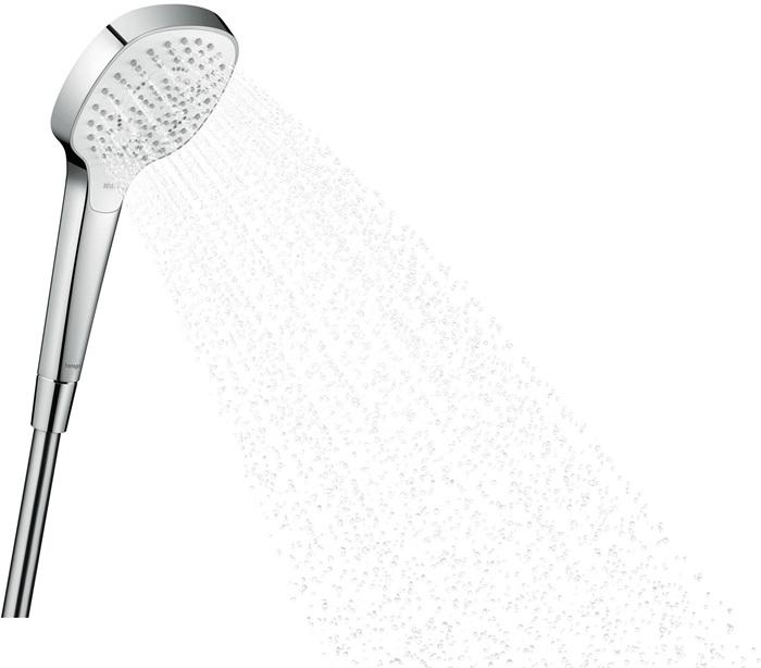 Productafbeelding hansgrohe Handdouche Croma Select E Multi 26810400 11x11 cm chroom/wit (3 Typen balken, 16 l/min)