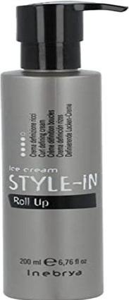 Image du produit Inebrya Style-In Roll Up Curl Defying Cream - Crème pour cheveux bouclés et ondulés (200 ml)