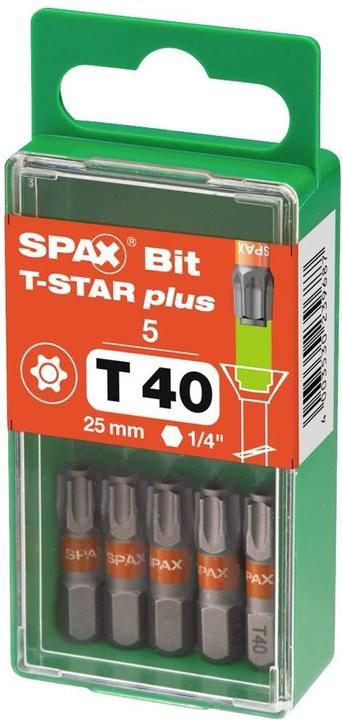 Image du produit Spax Embouts de tournevis ® (T 40)