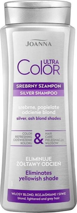 Joanna Ultra Color Silver Shampoo Forond Lightened & Grey Hair Shampoo Foronde.eached And Gray Hair