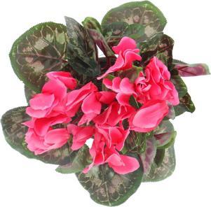 Immagine prodotto Mica Fiore artificiale Ciclamino Ø 30 H 30 cm rosa (30 cm)