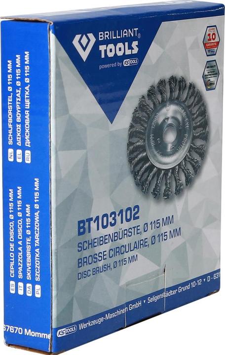 Immagine prodotto Brilliant Tools Spazzola a disco, Ø 115 mm