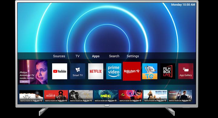 Produktbild Philips 50PUS7555 (50", LED, 4K, 2020)