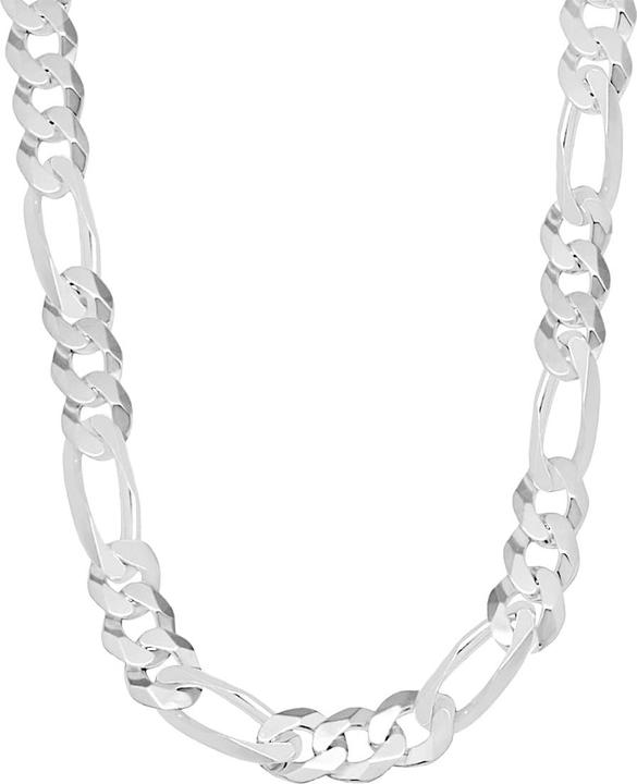 Candy Figaro-Halskette Aigle 11.0 mm, 925 Sterling Silber (925 Sterling Silber, 60 cm)