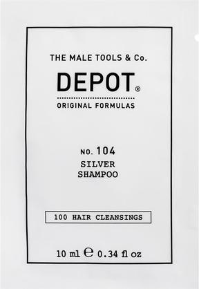 Immagine prodotto Depot 100 Detergente per capelli n. 104 Shampoo per capelli al complesso botanico per la neutralizzazione (10 ml, Shampoo antigiallo)