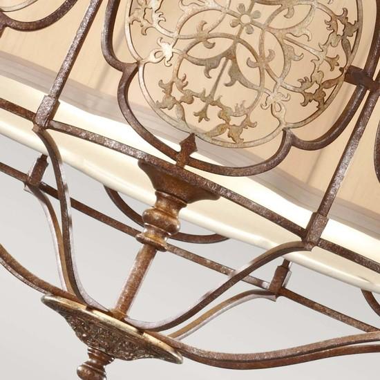 Produktbild Elstead Lighting Marcella Hängeleuchte E27 3-fach Britische Bronze, oxidierte Bronze (E27)