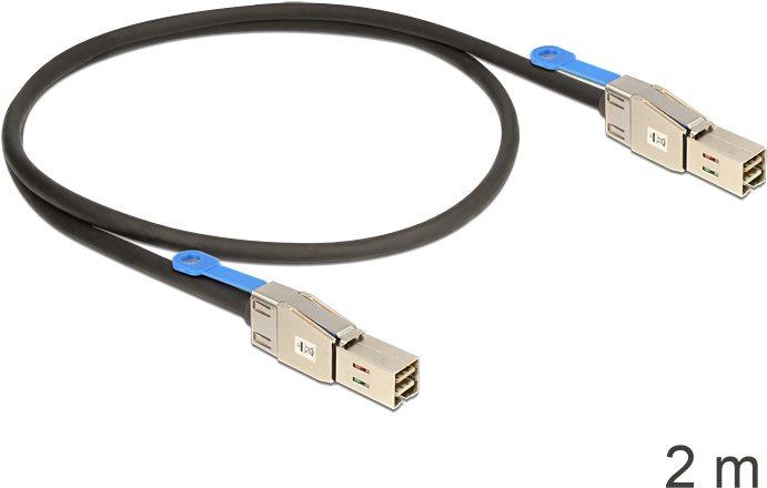 Produktbild Delock SAS Kabel: SFF8644-SFF8644, 2m