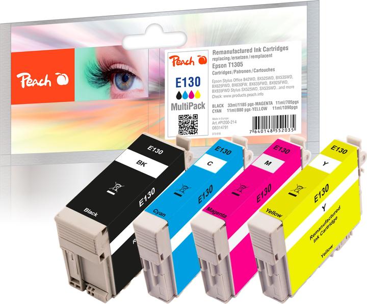 Actual product image Peach T1305 Mutlipack (M, FC, Y, C)