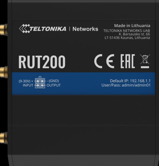 Actual product image Teltonika RUT200