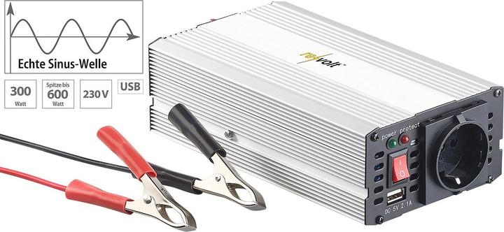 Produktbild Revolt Kfz-Sinus-Spannungswandler mit USB-Ladeport