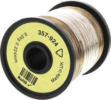 Produktbild Rs Pro Kupferlackdraht 0,24mm PU isoliert 1300m (1300 m)