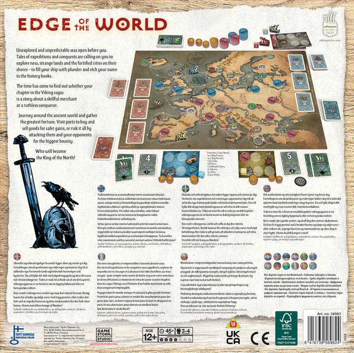 Produktbild Tactic Viking's Tales: Edge of the World (58982) (Deutsch, Finnisch, Russisch, Polnisch, Englisch, Estnisch, Norwegisch, Schwedisch, Niederländisch, Ukrainisch)