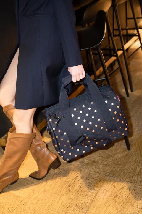 Produktbild reisenthel allrounder M metallic dots blue