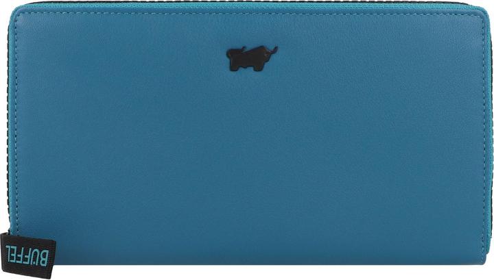 Actual product image Braun Büffel Capri wallet RFID protection leather 19 cm