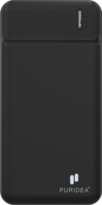 Image du produit Puridea Power bank powerbank 20000 mAh PD QC3.0 3A 20W Q7 black (20000 mAh, 20 Wh)