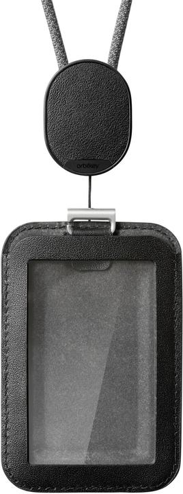 Image du produit Orbitkey ID Card Holder Pro avec tour de cou, noir