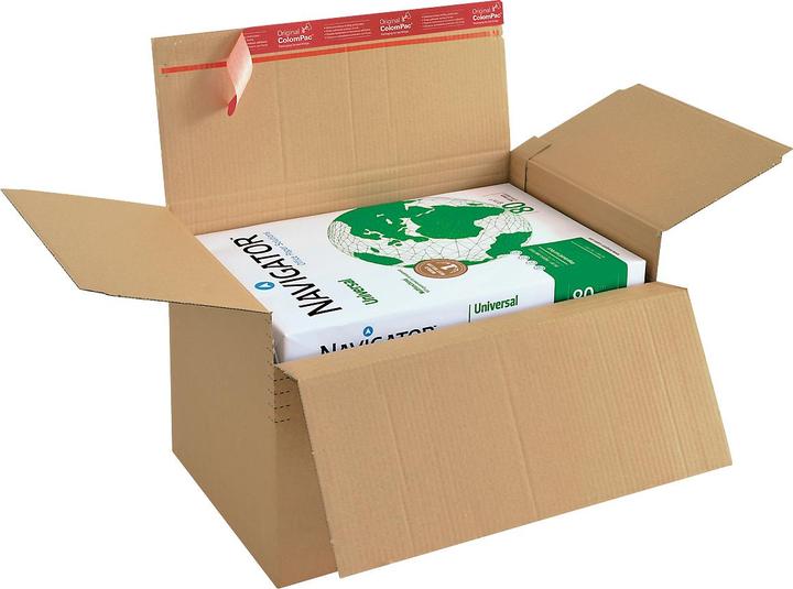Produktbild Colompac Schachtel Blitzboden braun (24 x 17 x 13 cm, 10 x)