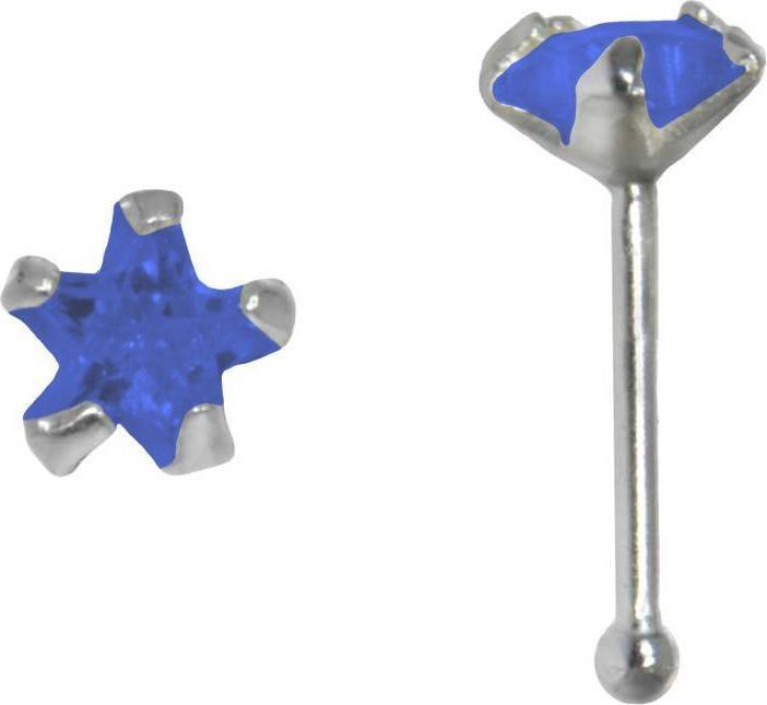 Produktbild Bijouteria Nasenpiercing (Silber 925, Zirkonia)