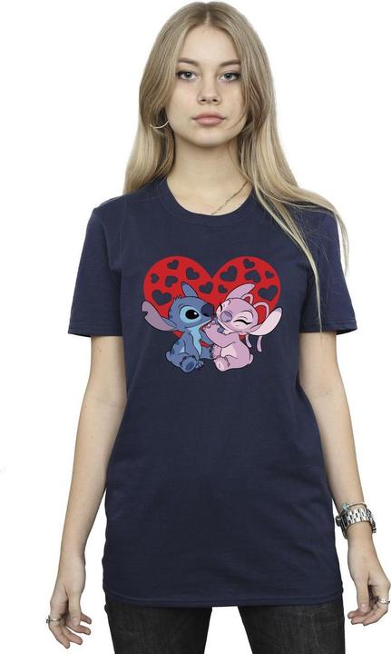 Produktbild Disney Lilo & Stitch Hearts TShirt (S)