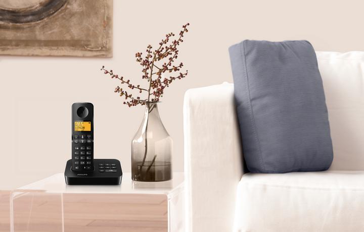 Produktbild Philips Schnurlostelefon D2651B Schwarz