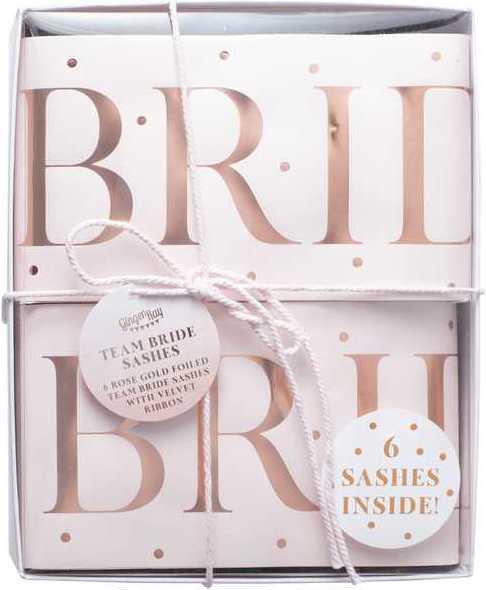 Image du produit Ginger Ray Écharpe Team Bride or rose