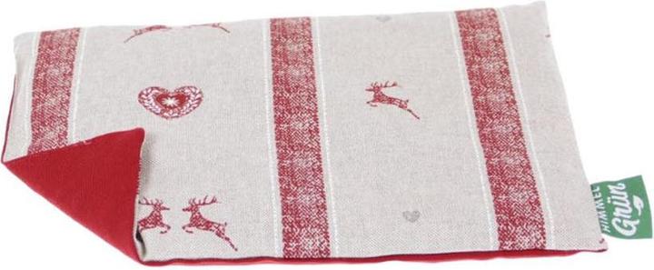 Image du produit Himmelgrün coussin noyaux cerise coeur/cerf (30 x 20 cm)