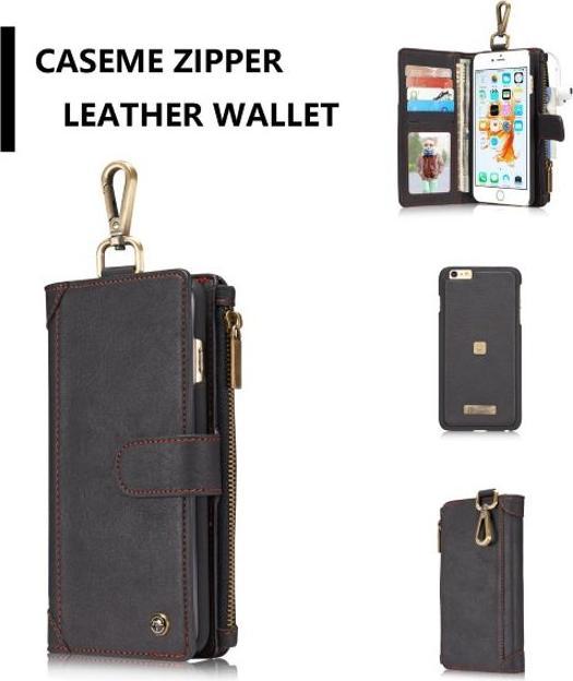 Actual product image Caseme Slim leather case with wallet (Apple iPhone 7 Plus, Apple iPhone 8 Plus)