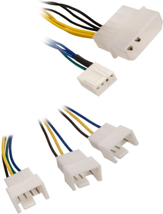 Actual product image Akasa PWM splitter cable (3 Fan)