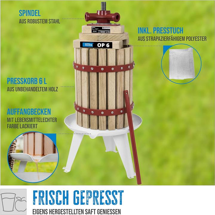 Produktbild Güde Solingen Obstpresse OP 6