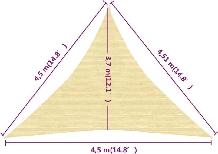 Immagine prodotto VidaXL Wendy (4,5 x 4,5 x 4,5 m)