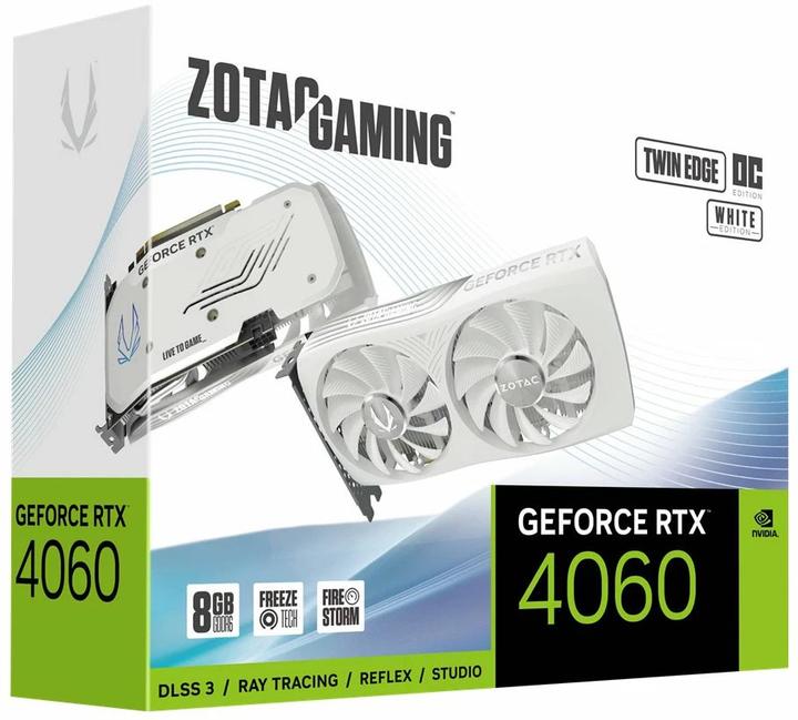 Image du produit Zotac GeForce RTX 4060 8GB Twin Edge OC (8 Go)
