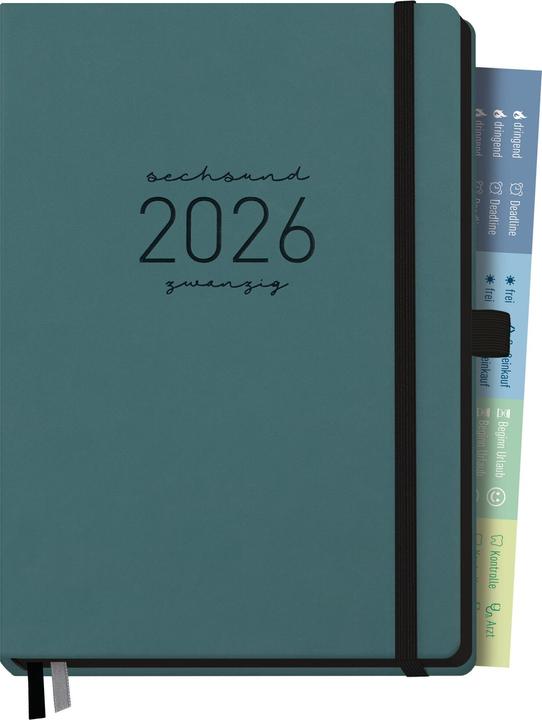 Produktbild Chäff Timer Deluxe A5 'Petrolgrau' 2025/2026 (Deutsch)