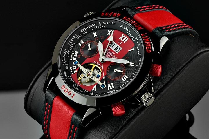 Produktbild Zeitlos Exzellent GMT Beast Limited Edition Black Referenz ZL-EBE-10 B (Chronograph, 44 mm)