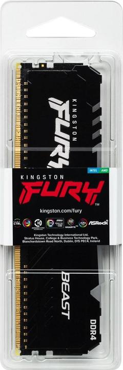 Produktbild Kingston FURY Beast RGB (1 x 32GB, 3200 MHz, DDR4-RAM, DIMM)