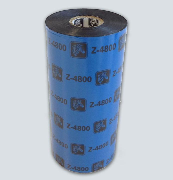 Produktbild Zebra Resin ribbon, 4800 (11 cm, Schwarz)
